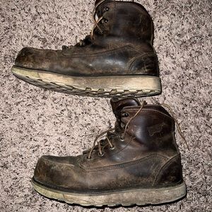 Red wing 2440 Traction Tred lite 6” waterproof, safety, toe, boots, leather 9.5